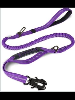 Tactical Dog Leash, Car Seatbelt Heavy Duty, 4-6FT 